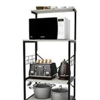 best microwave cart with adjustable shelves