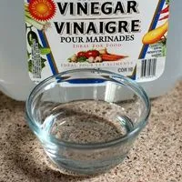 vinegar to clean the tiles