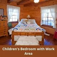 Children's Bedroom with Work Area