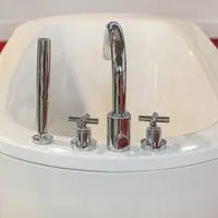 Parts of a bathtub faucet