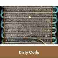 dirty dehumidifier coils