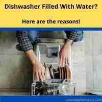 dishwasher filled with water 2022 troubleshoooting