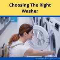 Choosing the right washer