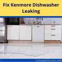 Kenmore dishwasher leaking from bottom 2022 fix
