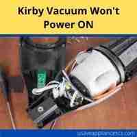 Kirby vacuum wont power on