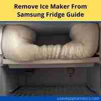 Remove ice maker from Samsung fridge 2022 guide