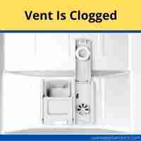 Vent is clogged
