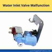 Water inlet valve malfunction