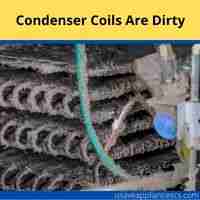 Condenser coils are dirty