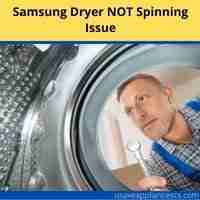 Samsung dryer NOT spinning issue 2022 troubleshooting