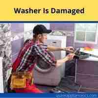 Washer is damaged