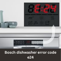 Bosch dishwasher error code e24 2023