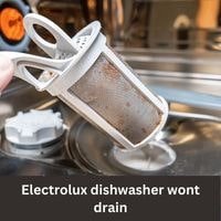 Electrolux dishwasher wont drain