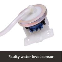 Faulty water level sensor