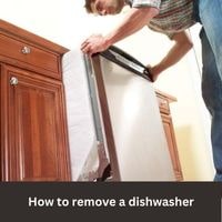 How to remove a dishwasher