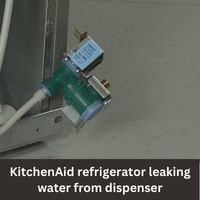 KitchenAid Refrigerator Damaged Water Valve