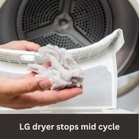 LG dryer stops mid cycle 2023