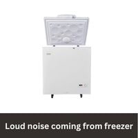 Loud noise coming from freezer