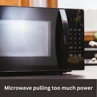 Microwave pulling too much power