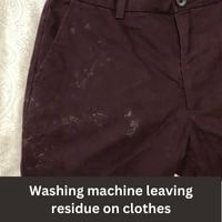 Washing machine leaving residue on clothes 2023