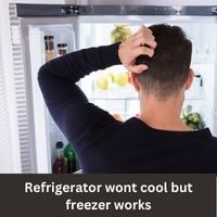 Refrigerator wont cool but freezer works 2023